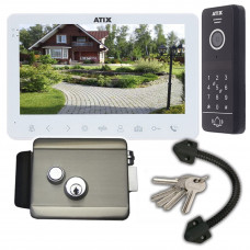 Комплект СКУД ATIX KIT-1 (монитор 7 дюймов/вызывная панель 115 градусов/электромеханический замок) Комплект СКУД ATIX KIT-1 (монитор 7 дюймов/вызывная панель 115 градусов/электромеханический замок)