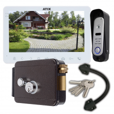 Комплект СКУД ATIX KIT-1 (монитор 7 дюймов/вызывная панель 110 градусов/электромеханический замок) Комплект СКУД ATIX KIT-1 (монитор 7 дюймов/вызывная панель 110 градусов/электромеханический замок)